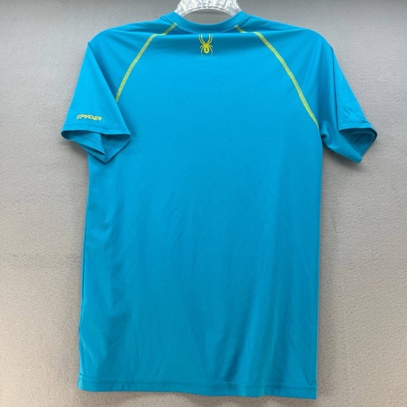 Spyder Boys Swim T-shirt Rash guard Light Blue Boys Size XL Great Condition - Picture 5 of 10
